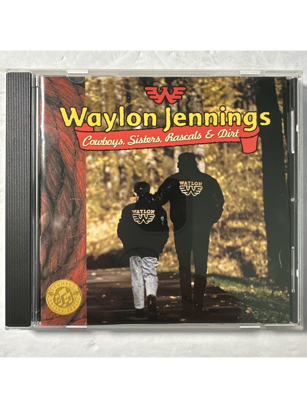 Waylon Jennings Cowboys Sisters Rascals & Dirt CD 1993 Country Rare OOP